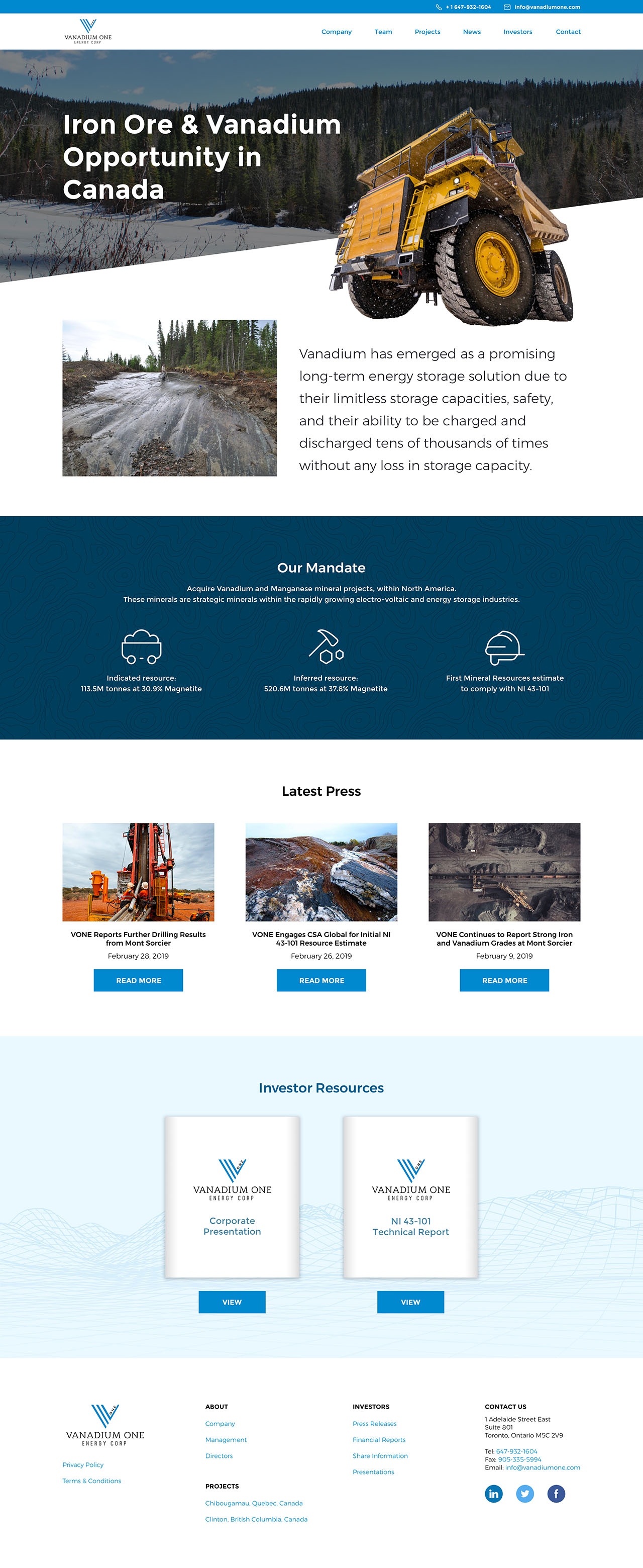 Mining Website Design Recent Example