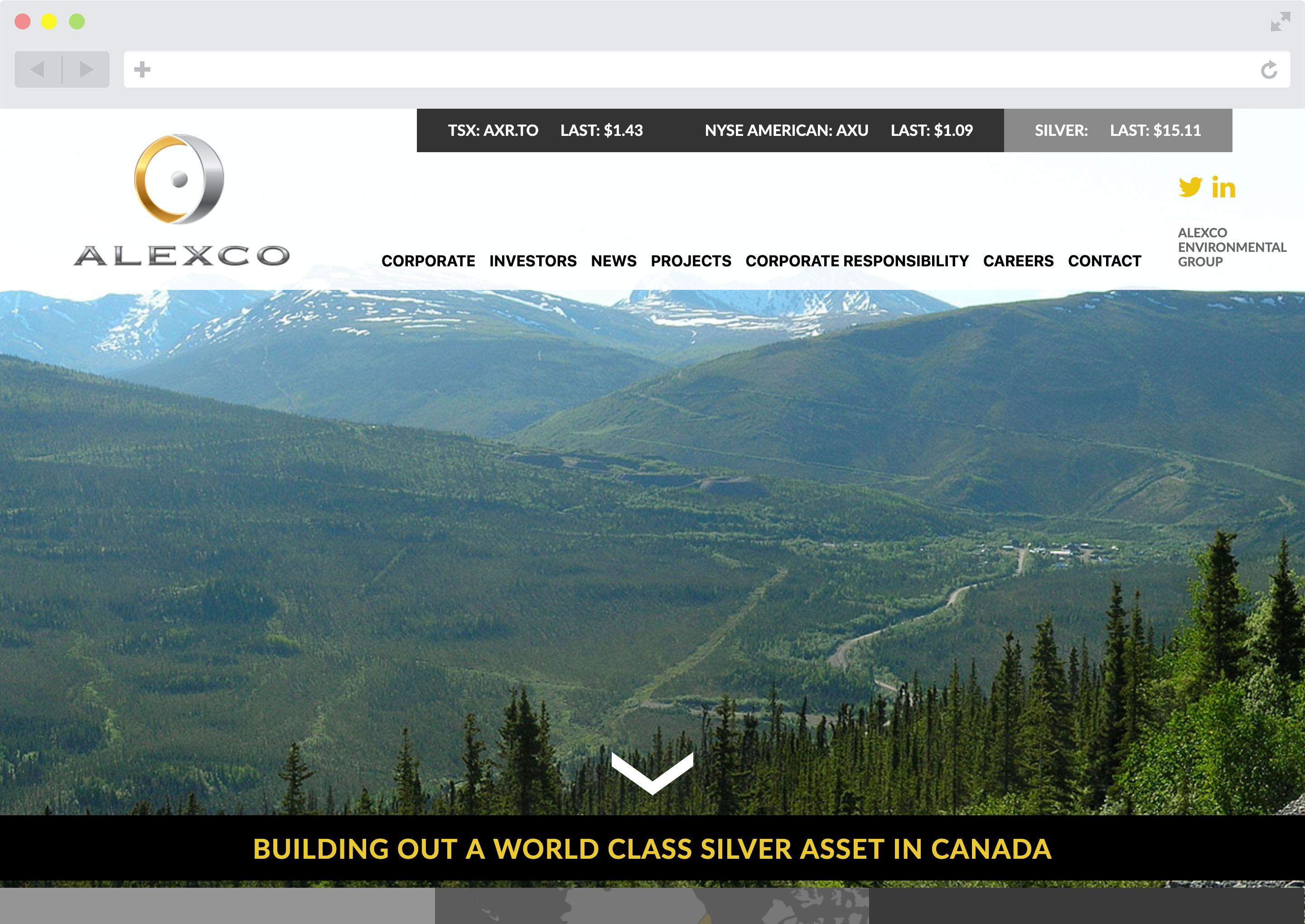 Alexco Resources Corp Website