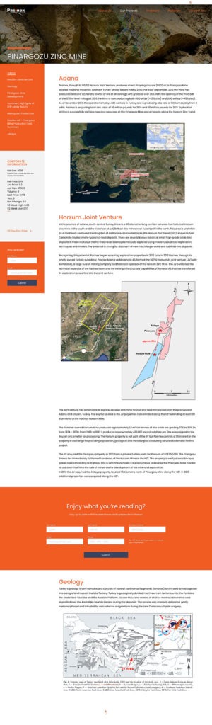 Mining Website Design Case Study | Neumarkets